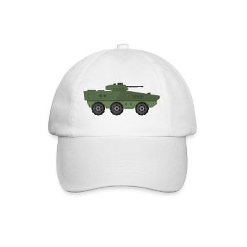 Char militaire - Casquette classique - blanc/blanc - Devant