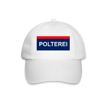 polterei_polterabend_jga_poltern_POLIZEI_WIEN_O - Casquette classique - blanc/blanc - Devant