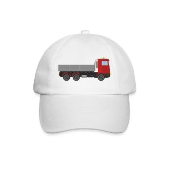 Cargo delivery truck - Baseball Cap - white/white - Front