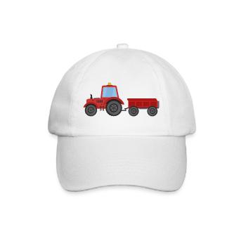 Tracteur agricole - Casquette classique - blanc/blanc - Devant