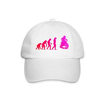 Motocross Power Motocross Design - Baseball Cap - white/white - Front
