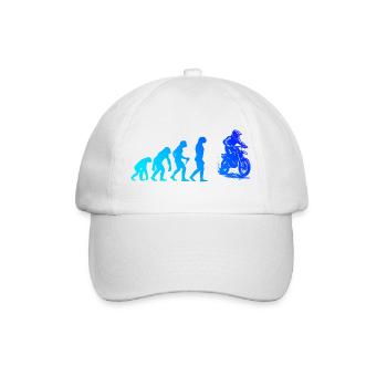 Ein Must Have für echte Motocross - Baseballkappe - Weiß/Weiß - Vorne