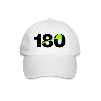 180 Triple 20 Perfection! ONEHUNDRETEIGHTY, Darts - Baseball Cap - white/white - Front