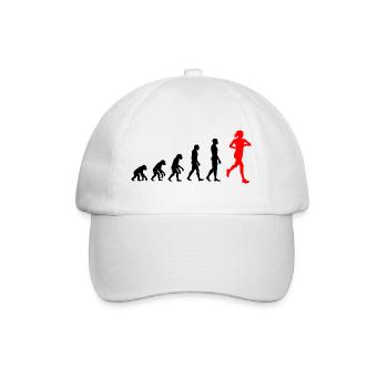 EVOLUTION RUNNERIN POWER! JOGGER RUNNER FIT - Baseball Cap - white/white - Front