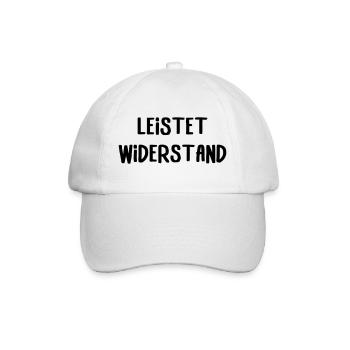 Leistet_wiederstand - Casquette classique - blanc/blanc - Devant