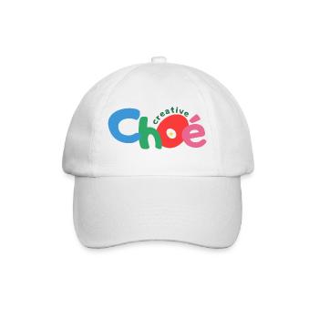 choe creative texte - Casquette classique - blanc/blanc - Devant