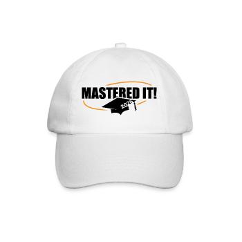 Master 2026 Graduation Graduation - Baseball Cap - white/white - Front