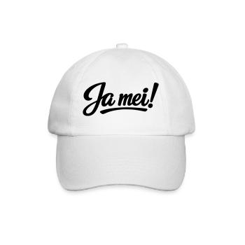 Ja mei - Baseballkappe - Weiß/Weiß - Vorne