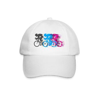 Vélo de route Vélo Vélo Sport Vélo VTT - Casquette classique - blanc/blanc - Devant