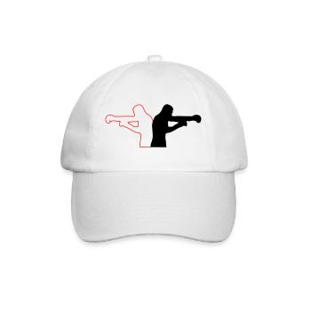 Boxen - Baseballkappe - Weiß/Weiß - Vorne