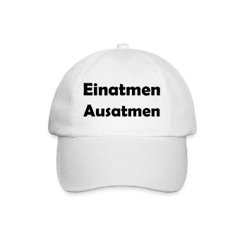 Inspire, expire - Casquette classique - blanc/blanc - Devant