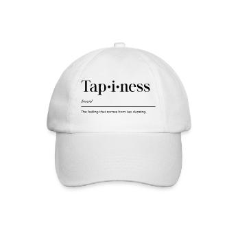 Tap Dance Shirt - Baseballkappe - Weiß/Weiß - Vorne