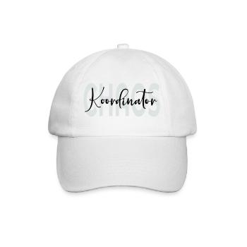 Chaos Koordinator Papa - Baseballkappe - Weiß/Weiß - Vorne