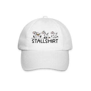 Écurie drôle de cheval chemise Homme bâton de cheval - Casquette classique - blanc/blanc - Devant