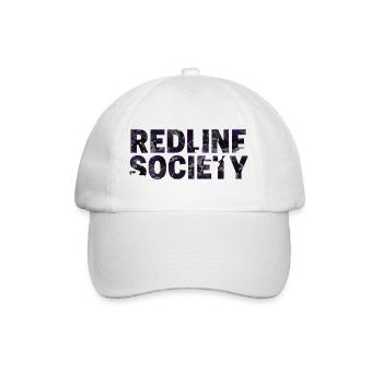 Redline Society Tuning Camo Purple Graffiti Design - Baseball Cap - white/white - Front
