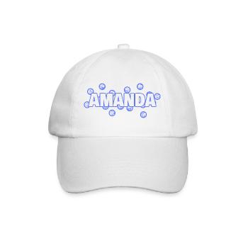 Amanda en cœur - Casquette classique - blanc/blanc - Devant