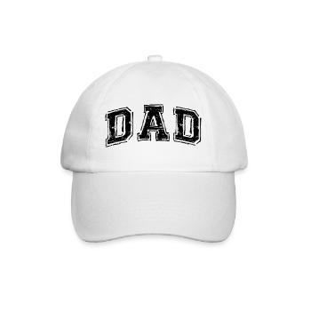 Dad Dad Father Father's Day Gift - Baseball Cap - white/white - Front