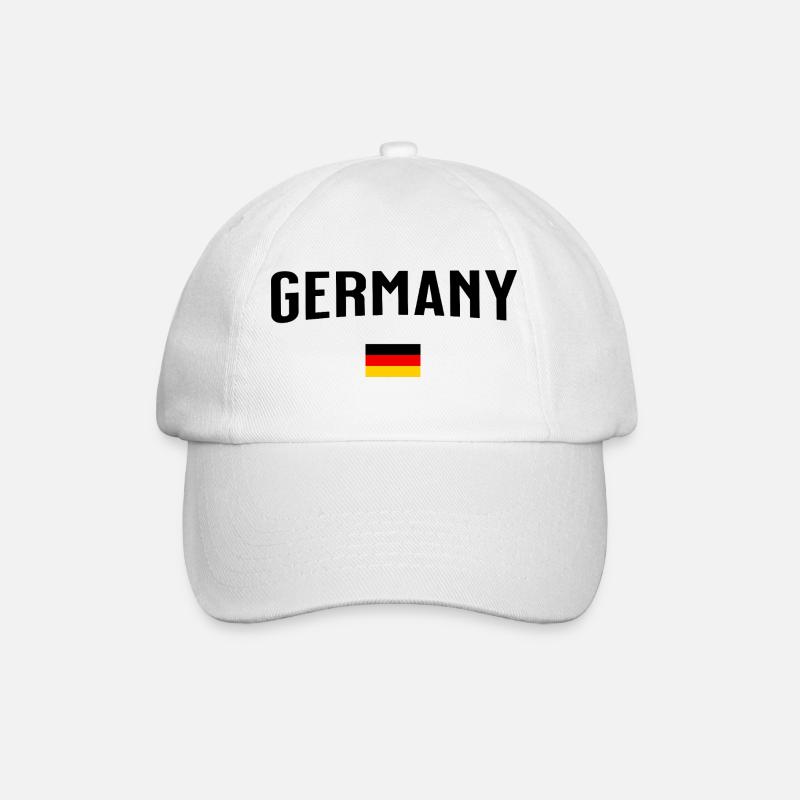 Germany - Baseballkappe - Weiß/Weiß