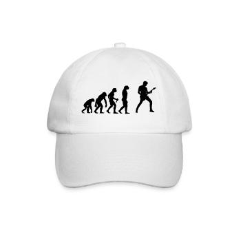 Idée cadeau pour le guitariste avec jeu de guitare - Casquette classique - blanc/blanc - Devant