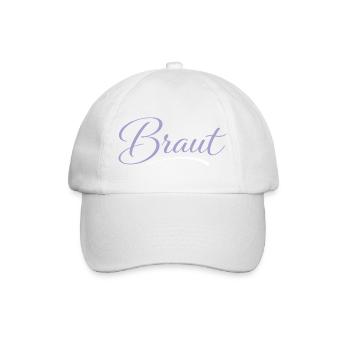 Braut - Baseballkappe - Weiß/Weiß - Vorne
