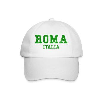 Italien Italia Rom - Baseballkappe - Weiß/Weiß - Vorne