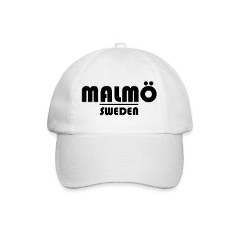 Malmo Sweden - Baseball Cap - white/white - Front