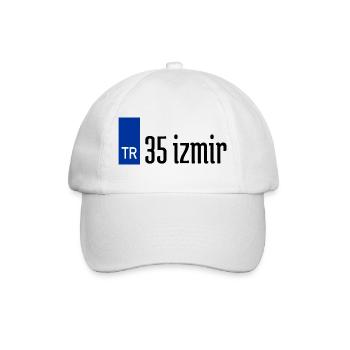 35 İzmir Plaka Streetwear - Baseballkappe - Weiß/Weiß - Vorne