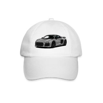Grey Supersport Roadster - Baseball Cap - white/white - Front