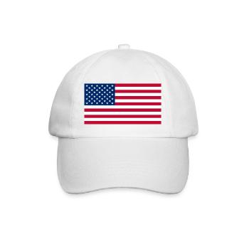 usa - Baseballkappe - Weiß/Weiß - Vorne