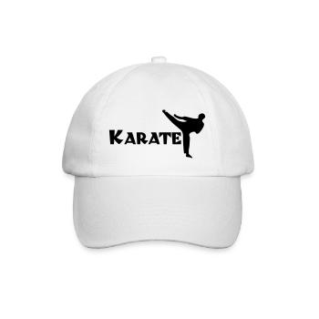 karate - Baseballkappe - Weiß/Weiß - Vorne