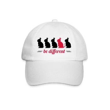 be different lapins Hare Easter bunny bunny - Casquette classique - blanc/blanc - Devant