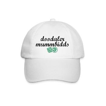 Doodaler Mummbidds - Baseballkappe - Weiß/Weiß - Vorne