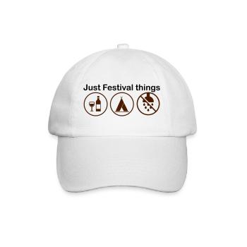 La saison des festivals - Casquette classique - blanc/blanc - Devant