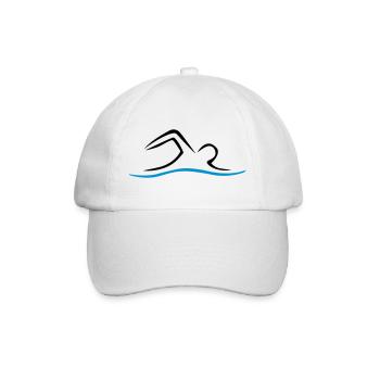 NAGE - Casquette classique - blanc/blanc - Devant