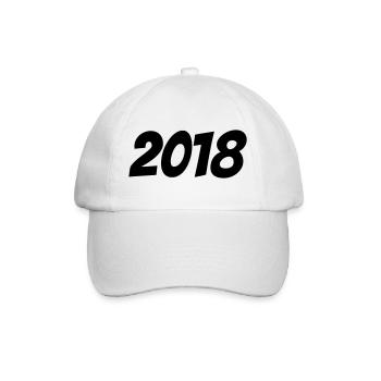2018 - Baseball Cap - white/white - Front