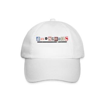 Anonymous - Baseballkappe - Weiß/Weiß - Vorne