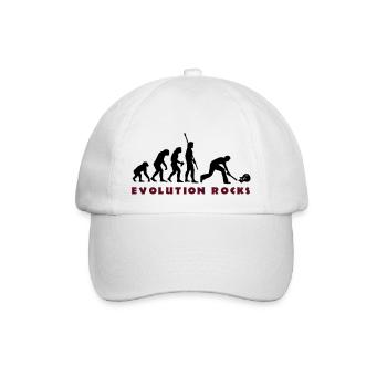 evolution_smash_guitar_01_b_2c - Baseball Cap - white/white - Front