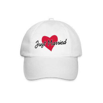 just married - Casquette classique - blanc/blanc - Devant