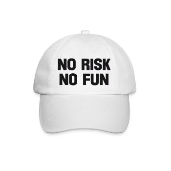 aucun risque pas de plaisir - Casquette classique - blanc/blanc - Devant
