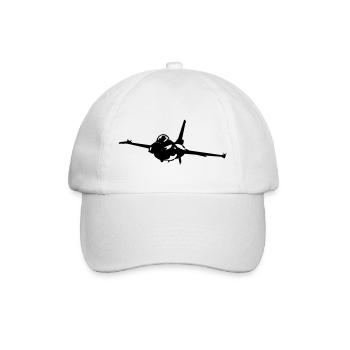 Kampfjet - Baseballkappe - Weiß/Weiß - Vorne