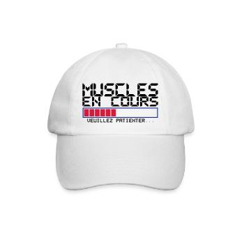 muscles en cours citation - Casquette classique - blanc/blanc - Devant