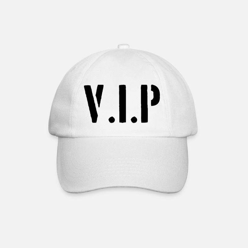 VIP - Baseballkappe - Weiß/Weiß