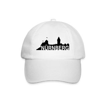 Nuremberg - roil © - Nuremberg with silhouette - Baseball Cap - white/white - Front