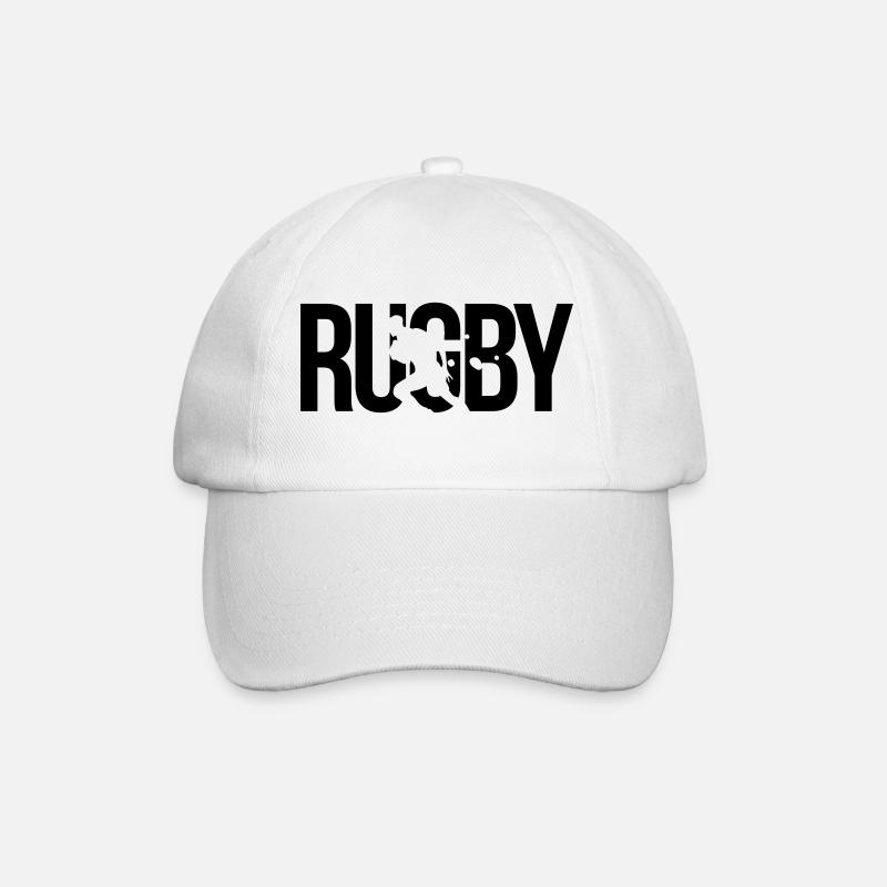 rugby - Casquette classique - blanc/blanc
