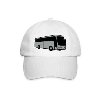 bus autobus bus driver - Baseball Cap - white/white - Front