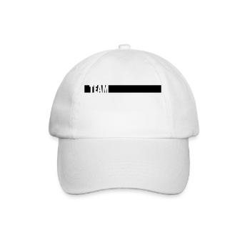 ligne bande équipe équipe amis fête fête avecg - Casquette classique - blanc/blanc - Devant