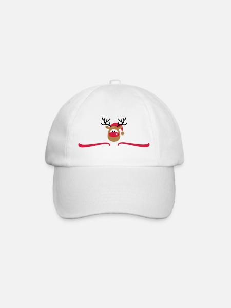 weihnachten - Baseballkappe - Weiß/Weiß