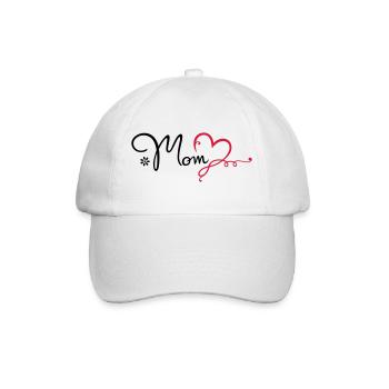 Maman d'amour cadeau fête des mères maman - Casquette classique - blanc/blanc - Devant