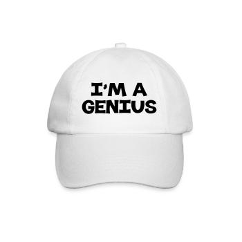 I'm a Genius - Casquette classique - blanc/blanc - Devant