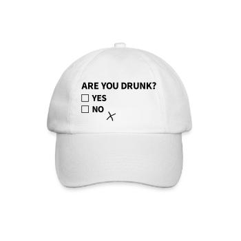 are you drunk - Casquette classique - blanc/blanc - Devant